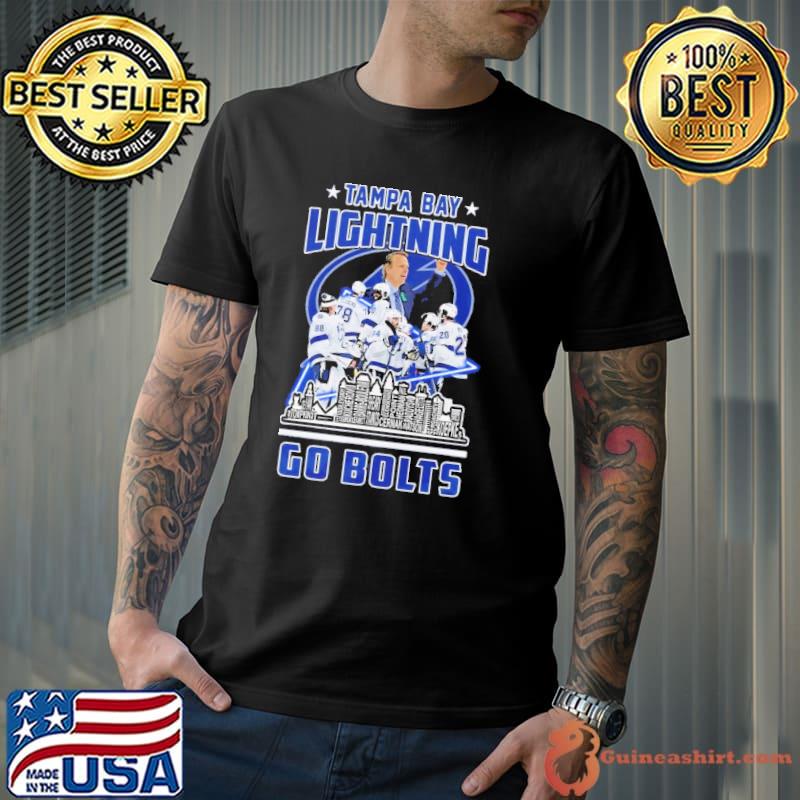 Tampa Bay Lighting Hockey Team 2023-2024 Go Bolts Skyline Shirt