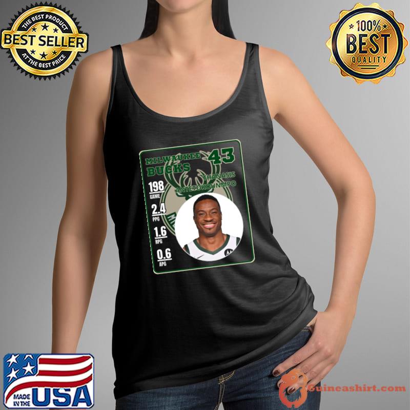 Thanasis Antetokounmpo Greek-Nigerian professional basketball player for the Milwaukee Bucks T-Shirt