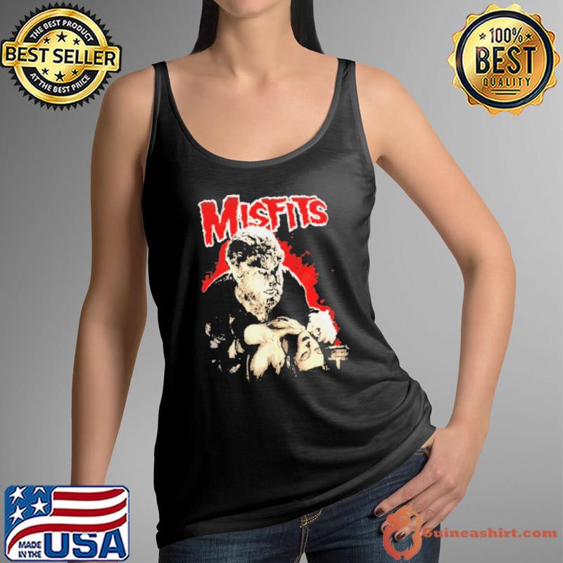The Misfits Universal Monters Wolfman Scary Movie s Tank Top