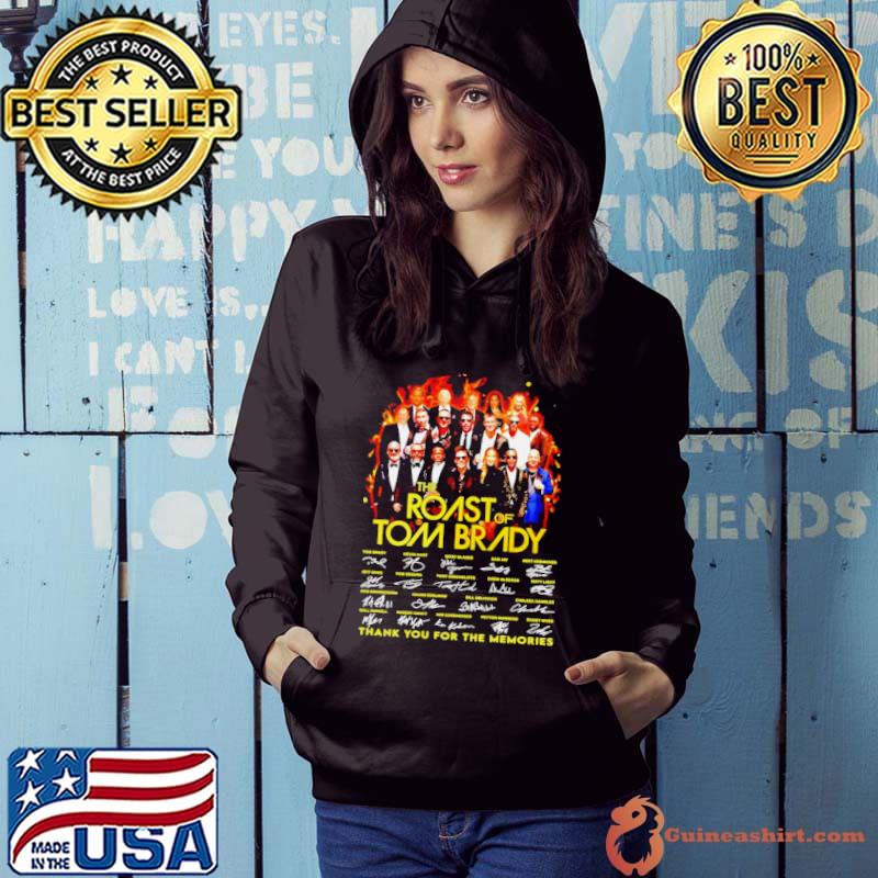 The Roast of Tom Brady thank you for the memories signatures shirt