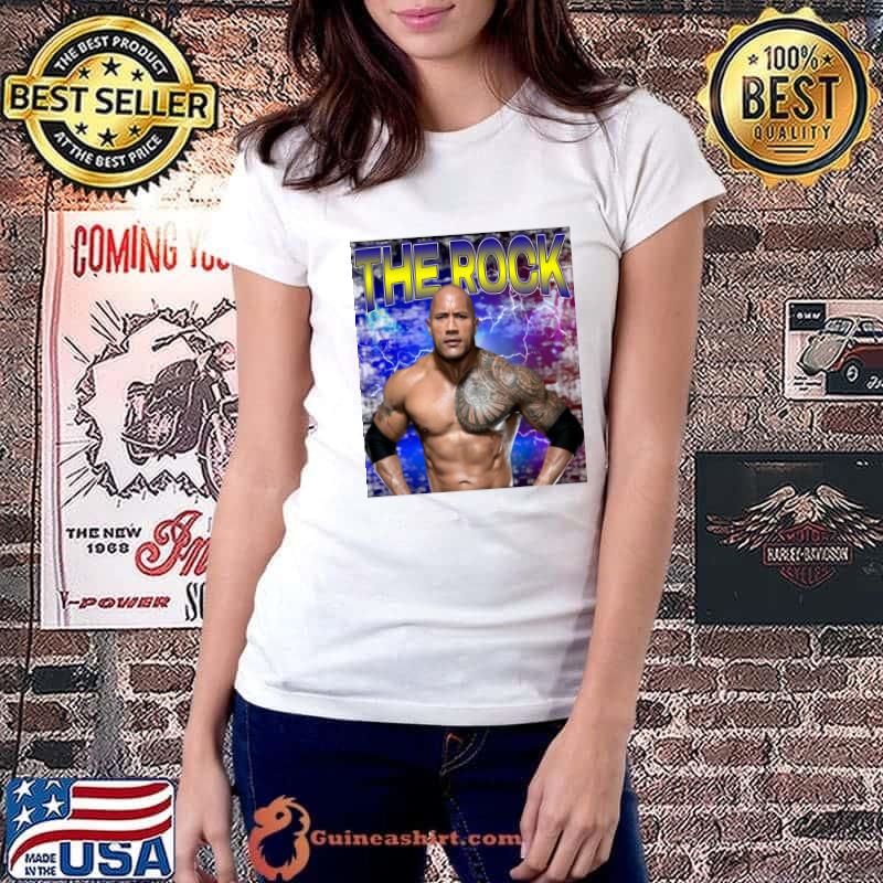 The rock American actor businessman and professional wrestler T-Shirt