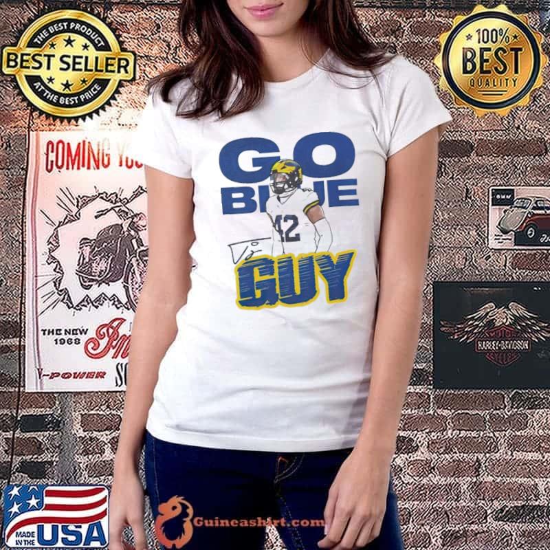Tj Guy go blue shirt