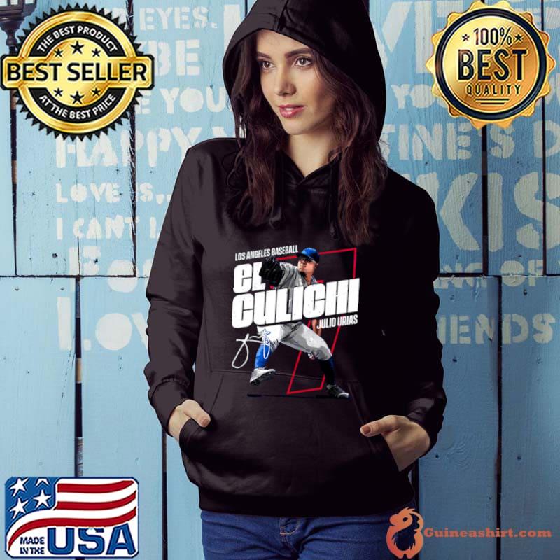 Top mexican professional baseball pitcher signature julio urias T-Shirt Hoodie