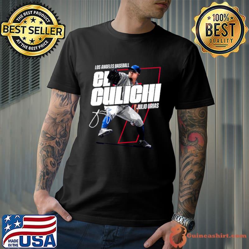 Top mexican professional baseball pitcher signature julio urias T-Shirt
