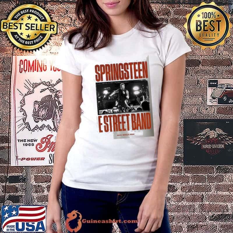 Top springsteen E Street Band 2024 World Tour Shirt Ladiestee