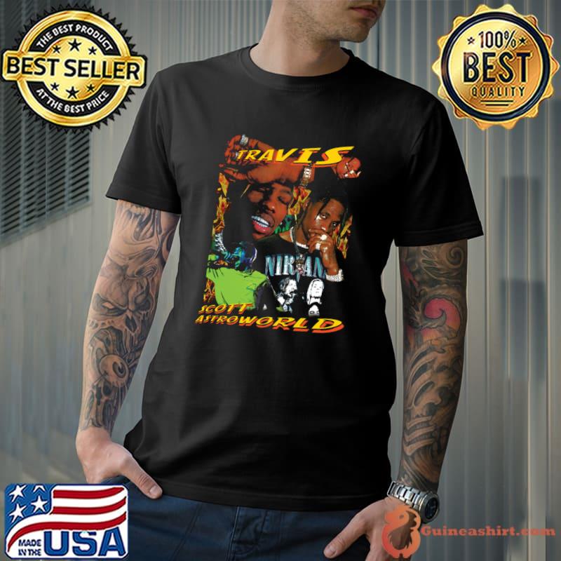 Travis Scottt Astro World American rapper singer songwriter T-Shirt
