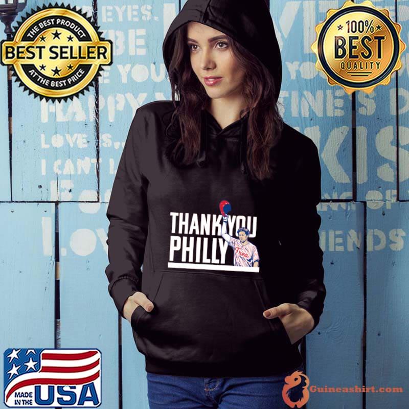 Trea Turner American professional baseball shortstop Thank You Philly T-Shirt Hoodie