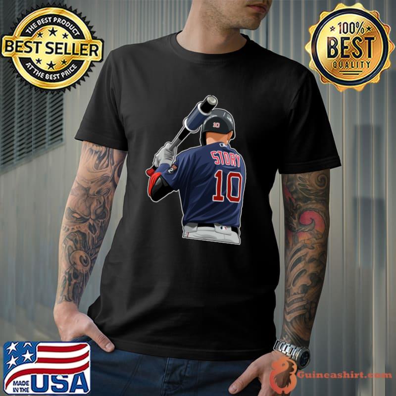 Trevor Story #10 On Deck American professional baseball shortstop T-Shirt