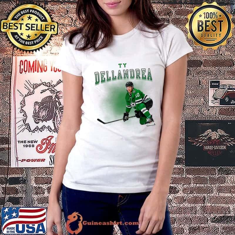 Ty Dellandrea Canadian professional ice hockey centre Dallas Stars T-Shirt