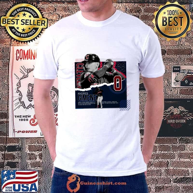 Venezuelan professional baseball second baseman andres gimenez baseball T-Shirt
