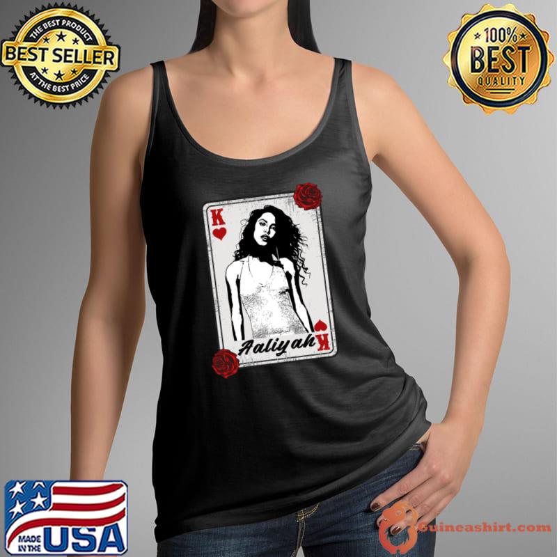 Vintage Card Aaliyah American singer and actress T-Shirt