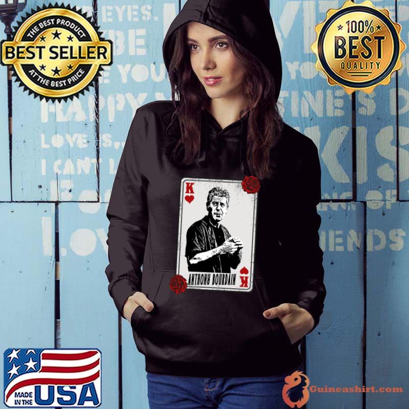 Vintage Card Anthony Bourdain American celebrity chef author and travel documentarian T-Shirt Hoodie