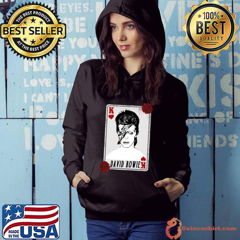 Vintage Card Bowie English singer songwriter musician and actor T-Shirt Hoodie