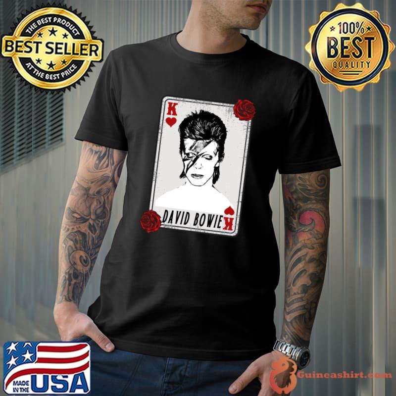 Vintage Card Bowie English singer songwriter musician and actor T-Shirt Unisex