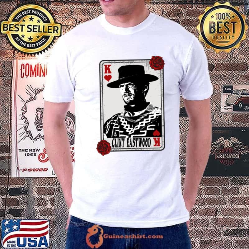 Vintage Card Clint Eastwood American actor and film director T-Shirt Unisex