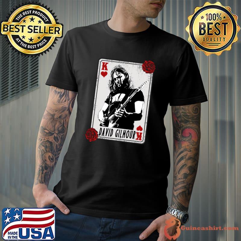 Vintage Card David Gilmour English singer songwriter and guitarist T-Shirt Unisex