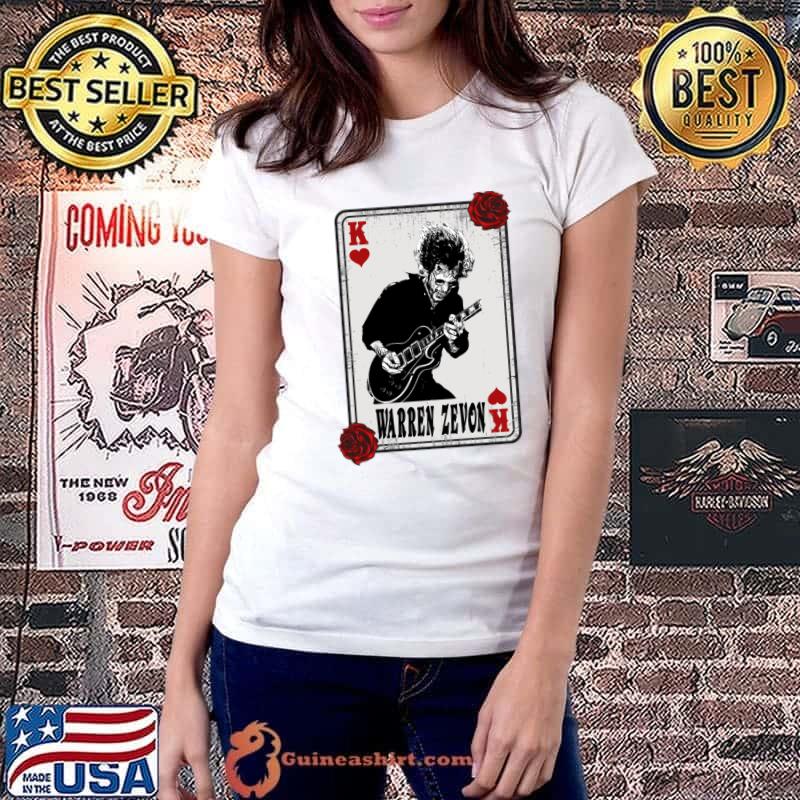 Vintage Card Warren Zevon American rock singer songwriter musician T-Shirt
