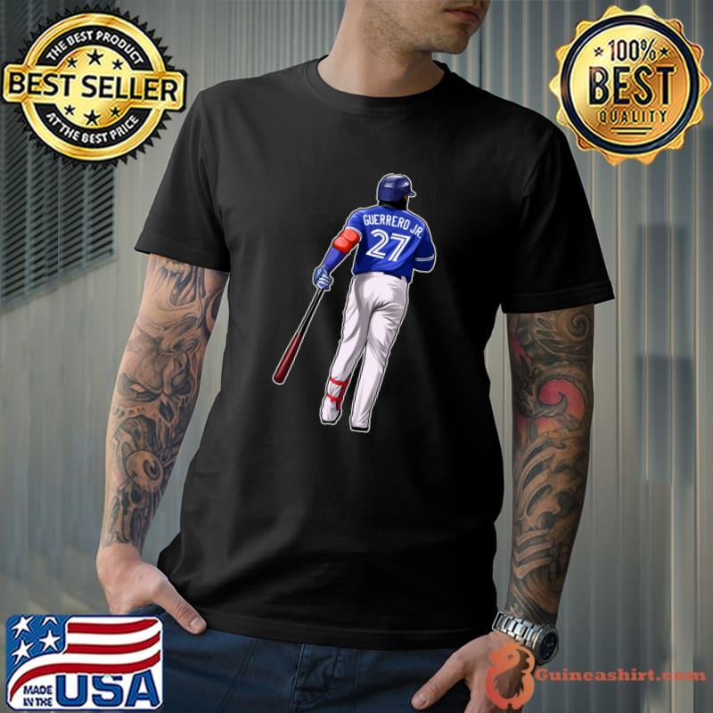 Vladimir Guerrero #27 In Game Dominican former professional baseball T-Shirt