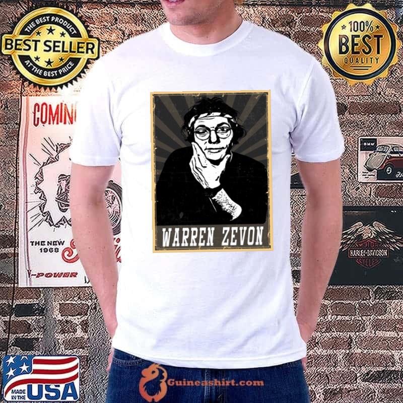 Warren Zevon American rock singer songwriter and musician T-Shirt