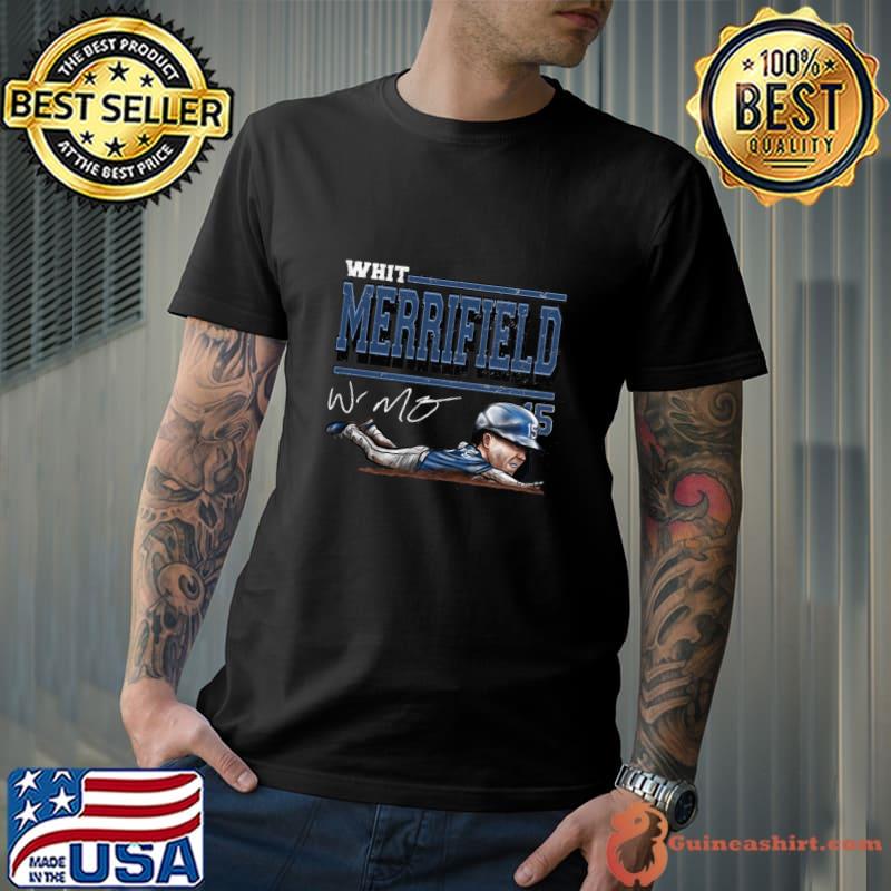Whit Merrifield American professional baseball second baseman Kansas City Cartoon T-Shirt Unisex