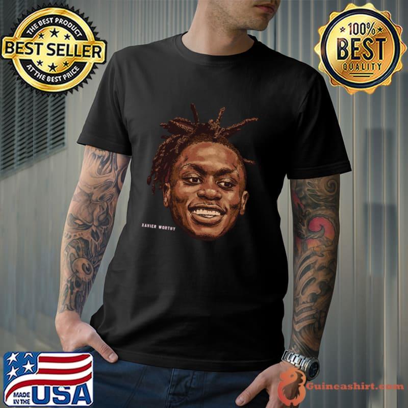 Xavier Worthy Kansas City Portrait American football wide receiver T-Shirt
