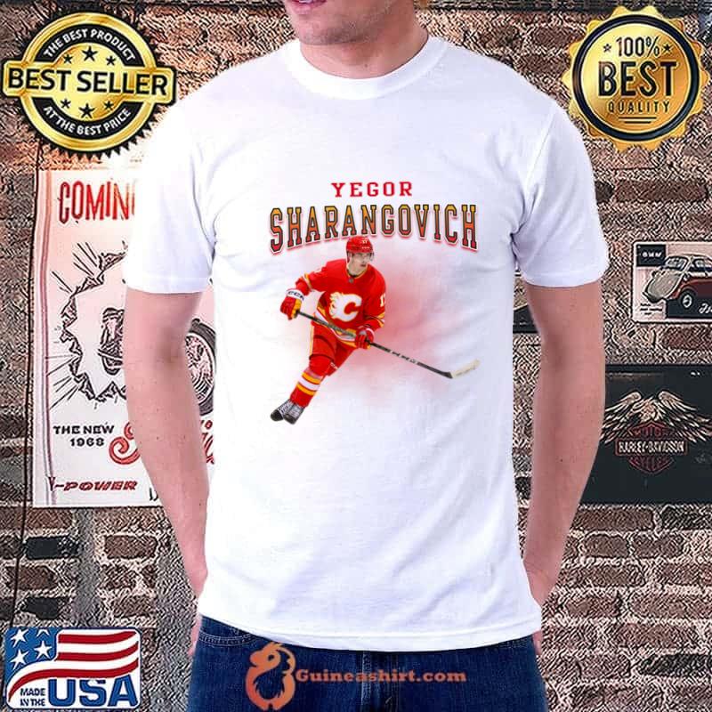 Yegor Sharangovich Belarusian professional ice hockey forward for the Calgary Flames T-Shirt