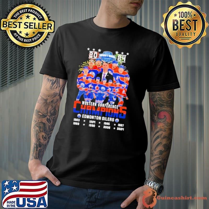 2024 NHL Western Conference Champions Edmonton Oilers 8X Shirt