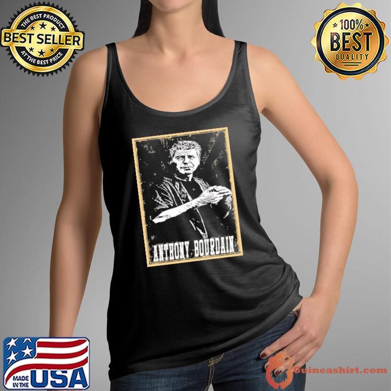 80s Style Anthony Bourdain an American celebrity chef author Shirt