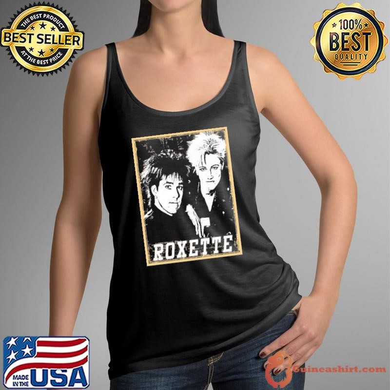 80s Style Roxette Swedish pop rock group formerly consisting Marie Fredriksson Shirt