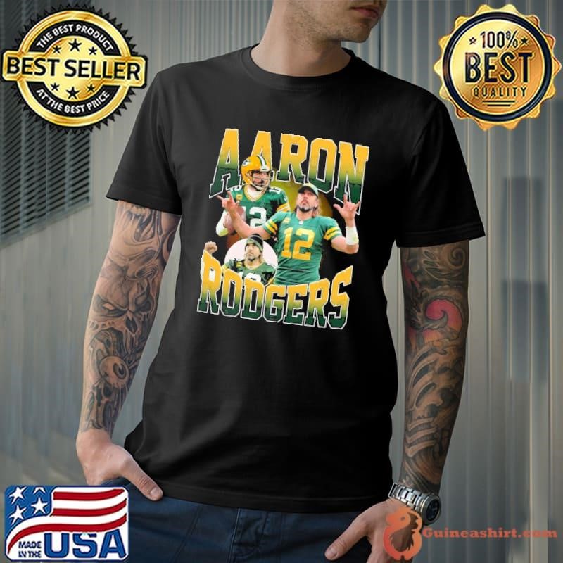 Aaron Rodgers an American football quarterback Green Bay Collage Shirt
