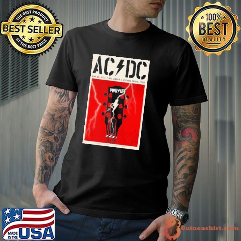 Ac Dc Rcf Arena, Reggio Emilia, Italy May 25, 2024 shirt