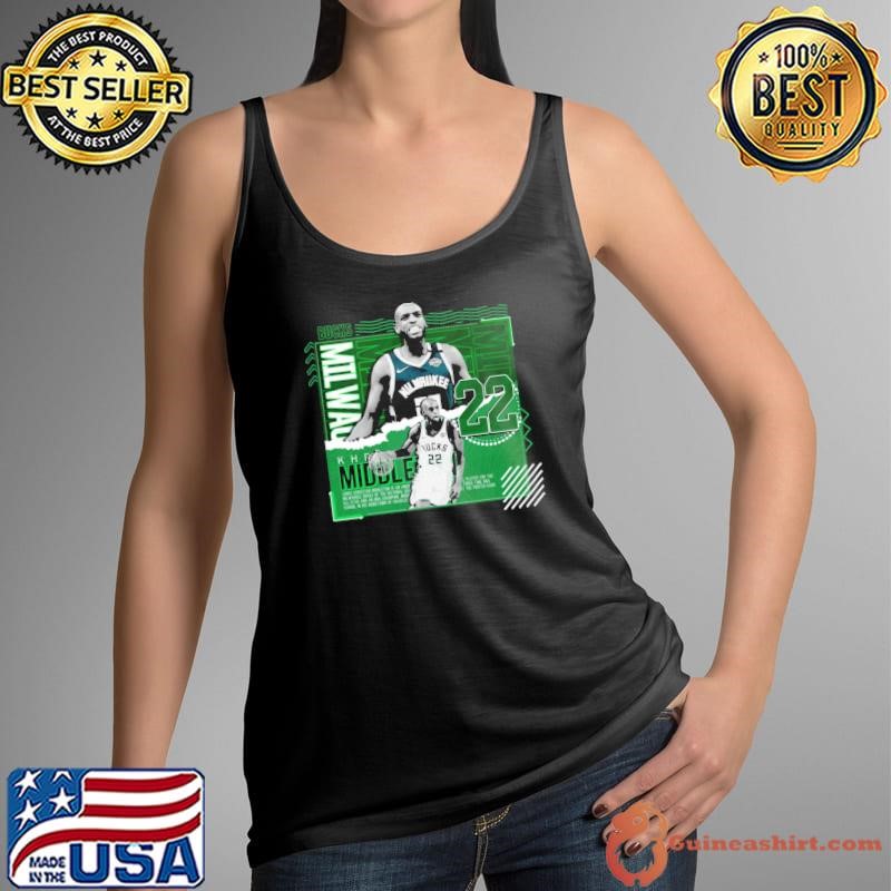 American basketball player for Milwaukee Bucks khris middleton T-Shirt