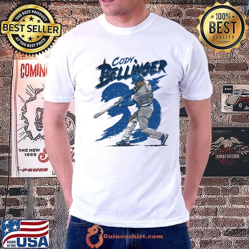 American professional baseball outfielder cody bellinger rough T-Shirt