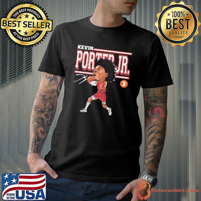 American professional basketball player kevin porter jr. cartoon T-Shirt