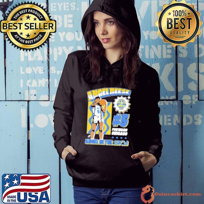 Angel Reese 5 Forward Chicago Angel In The Sky Hoodie