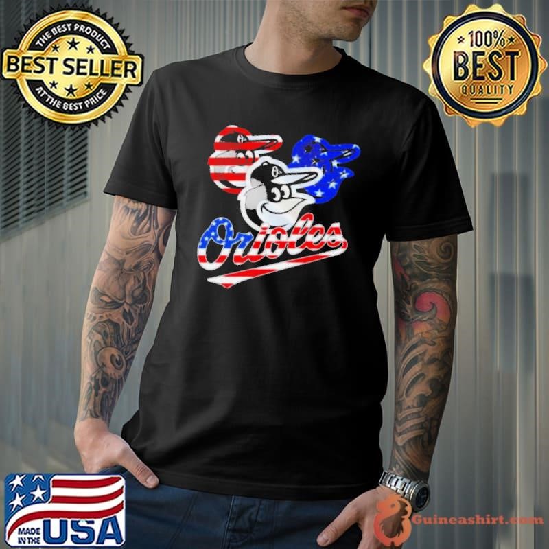 Baltimore Orioles Logo Independence Day Shirt