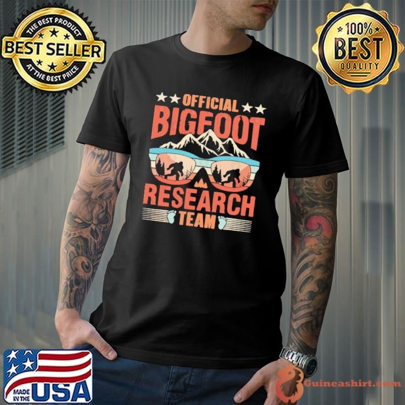Bigfoot research team sunglasses retro mountain Unisex