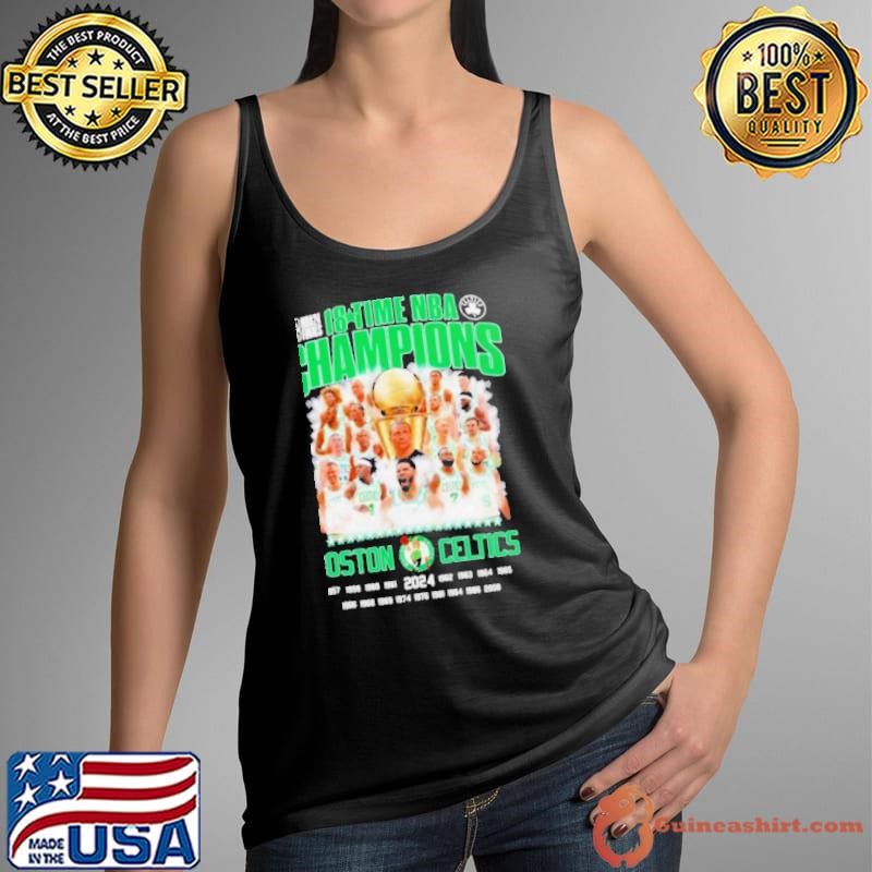 Boston Celtics 18-time NBA Champions Team Shirt