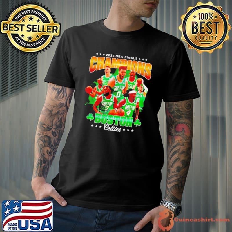 Boston Celtics 2024 NBA Finals Champions retro shirt