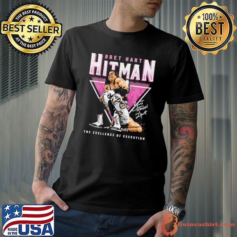 Bret Hart Sharpshooter Triangle The Exellence Of Execution SIgnature Shirt
