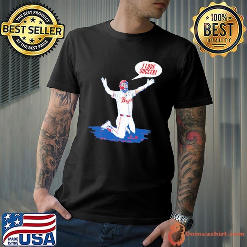 Bryce Harper I Love Soccer American professional baseball first baseman Unisex
