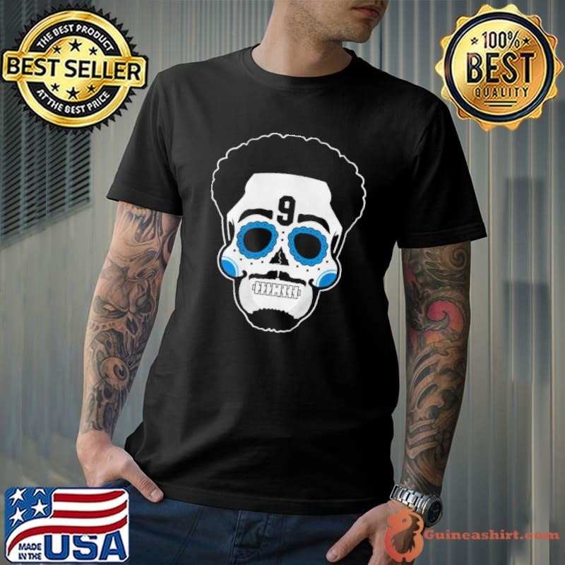 Bryce Young American football quarterback Carolina Panthers Sugar Skull T-Shirt