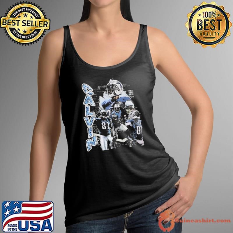 Calvin Johnson American former football wide receiver Vintage Collage Shirt