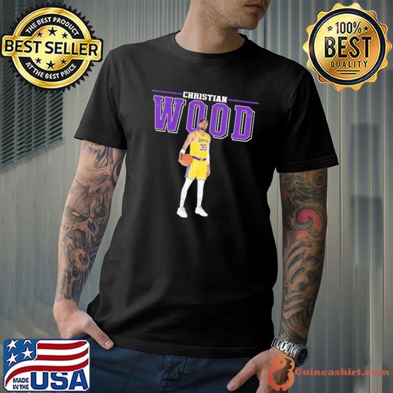 Christian Wood American professional basketball player Los Angeles Lakers Shirt