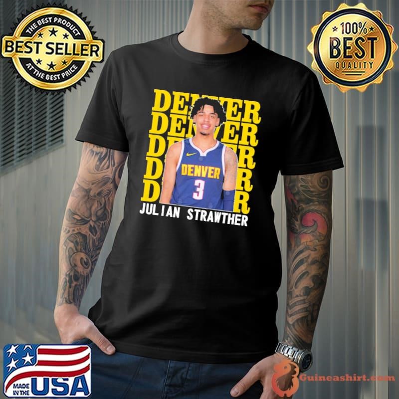 Denver Nuggets Julian Strawther Puerto Rican professional basketball player T-Shirt