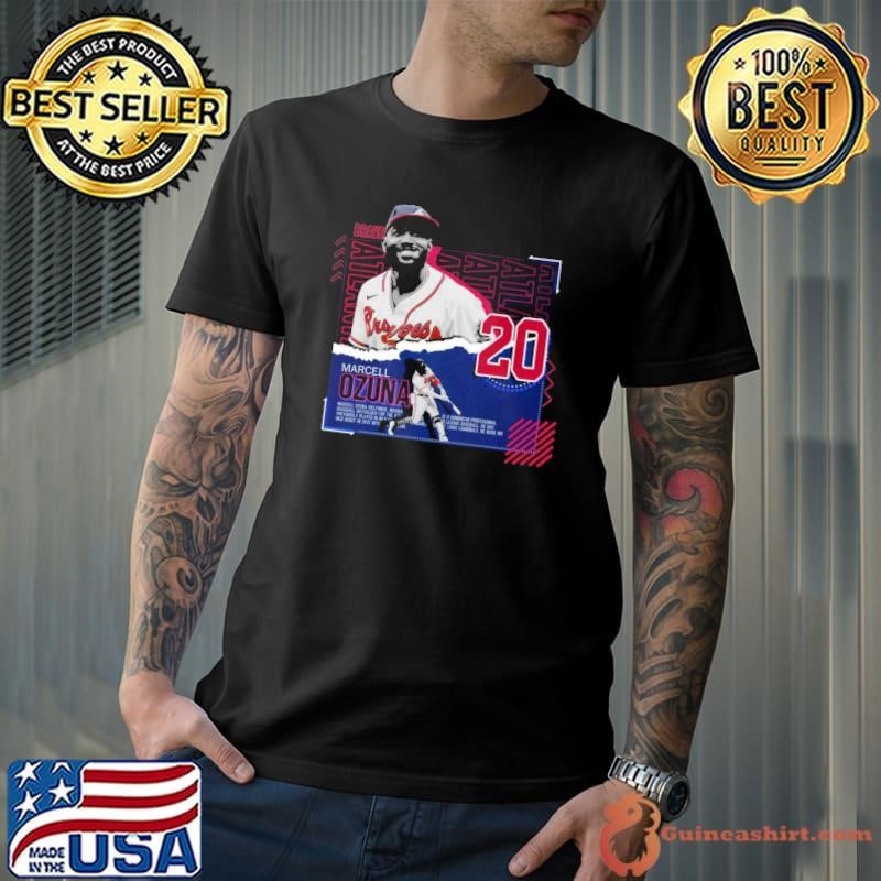 Dominican professional baseball outfielder Atlanta Braves marcell ozuna T-Shirt
