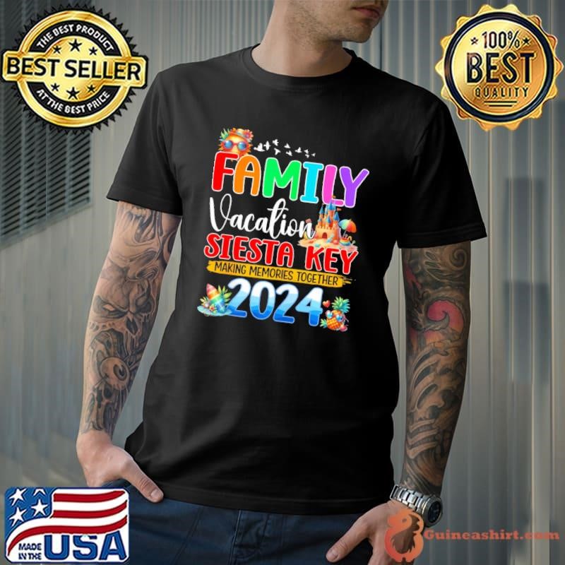 Family Vacation Siesta Key 2024 Holiday Summer Trip Matching Shirt