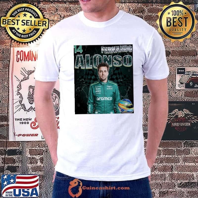 Fernando Alonso Spanish racing driver currently competing for Aston Martin Shirt