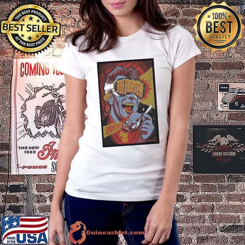 Foo Fighters Tour In London UK On June 20 2024 Event Shirt