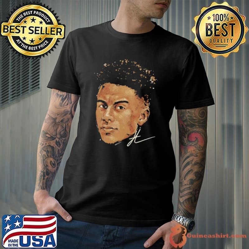 Funny Jordan Travis American football quarterback New York J Portrait Shirt
